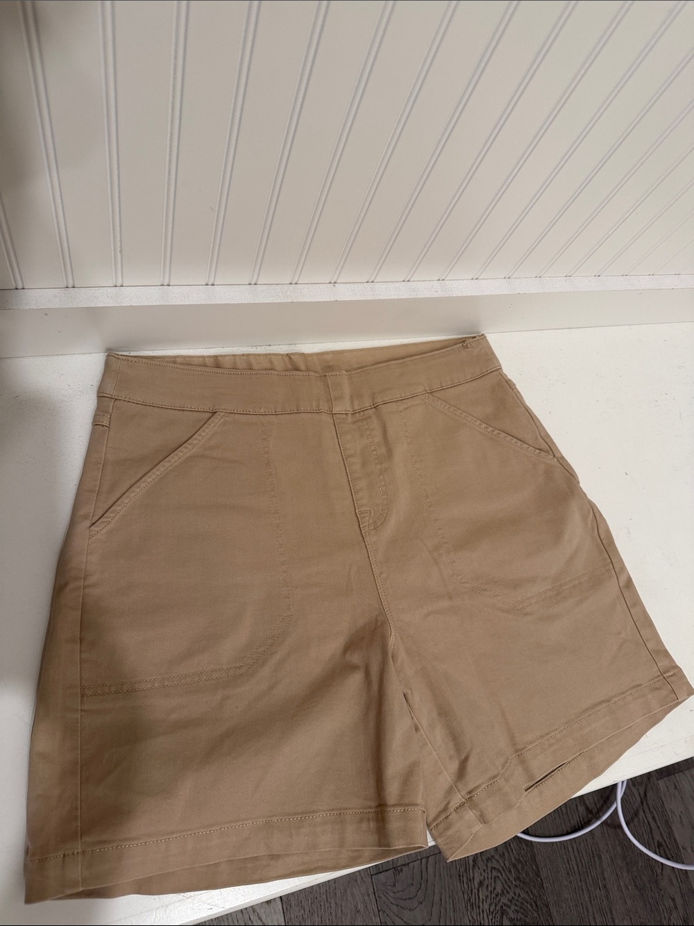 Nautica Women's Khaki Utility Bermuda Shorts